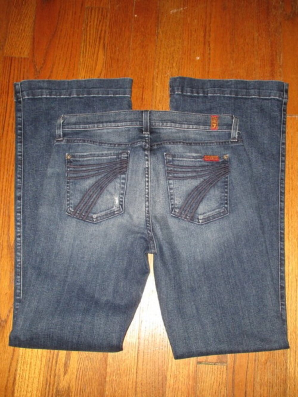 7 FOR ALL MANKIND Dojo Flare Leg Mid-Rise Jeans